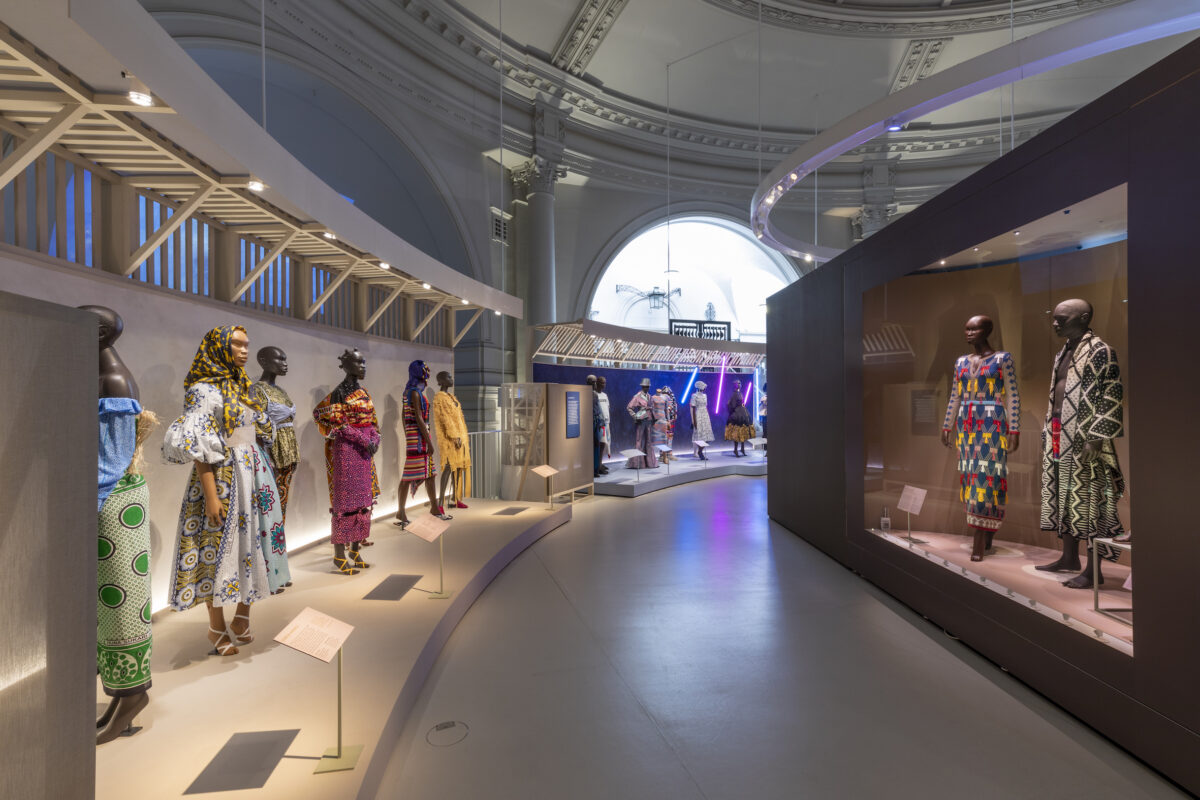 Inside the Africa Fashion exhibition · V&A